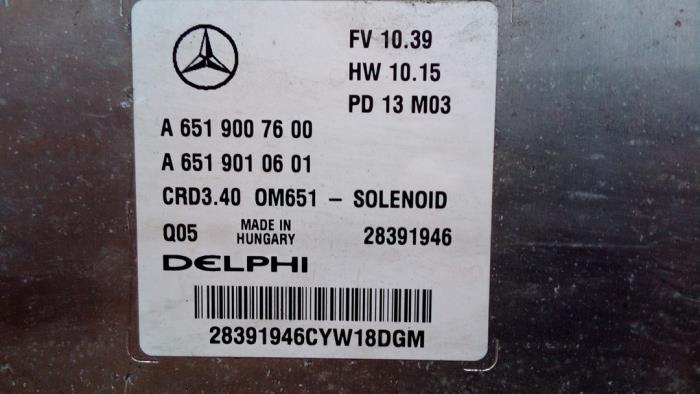 Engine management computer Mercedes B-Klasse