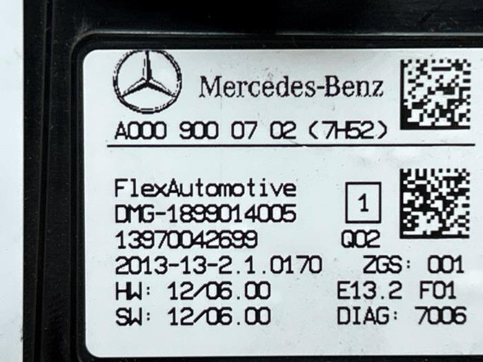 Oswietlenie wewnetrzne przód Mercedes B-Klasse