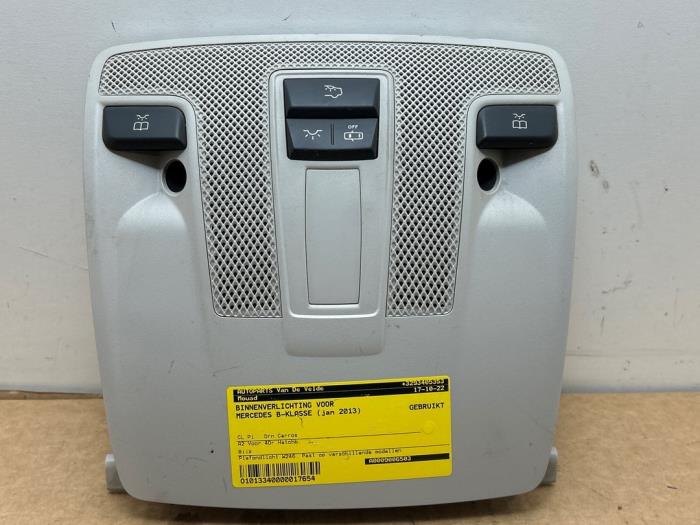 Interior lighting, front Mercedes B-Klasse