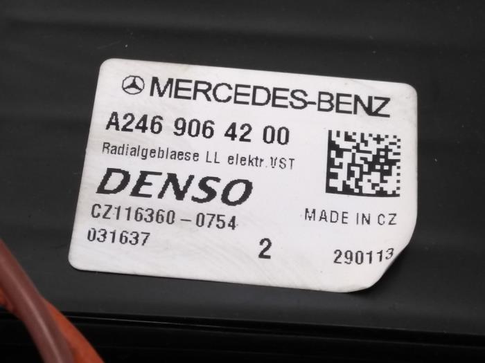 Motor de ventilador de calefactor Mercedes B-Klasse