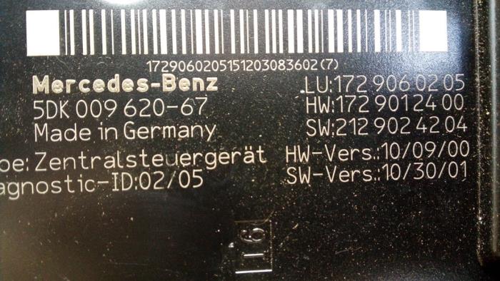 Module confort Mercedes SLK