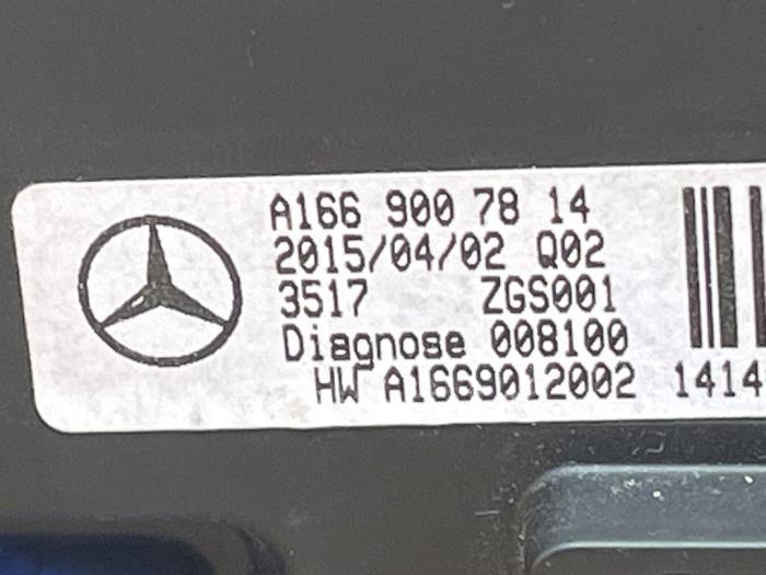 Navigation Display Mercedes A-Klasse