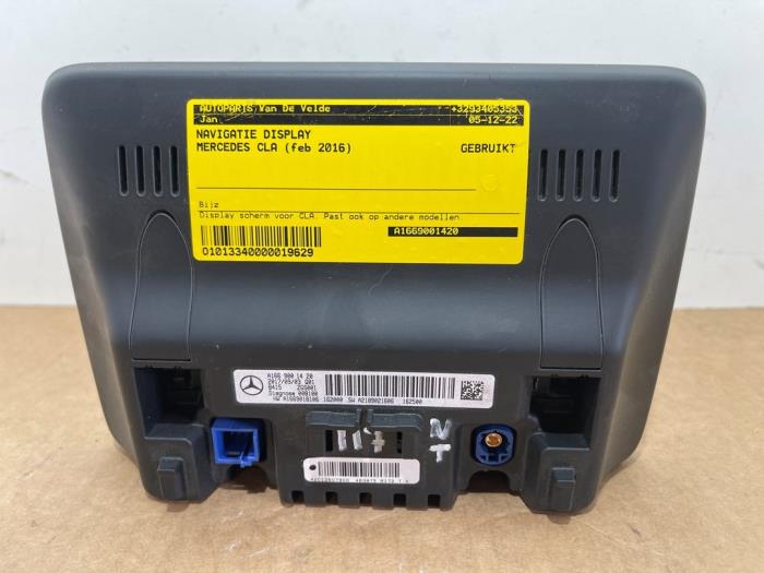 Navigation display Mercedes CLA