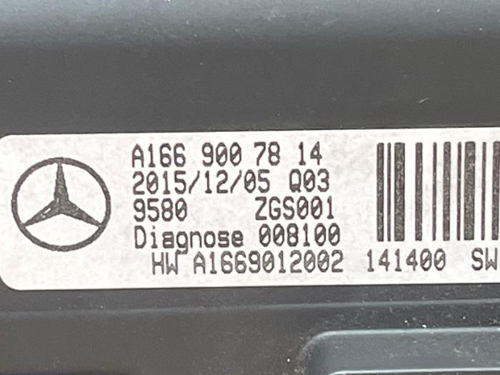 Navigation display Mercedes GLE