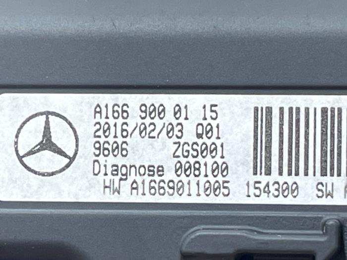 Navigation display Mercedes A-Klasse