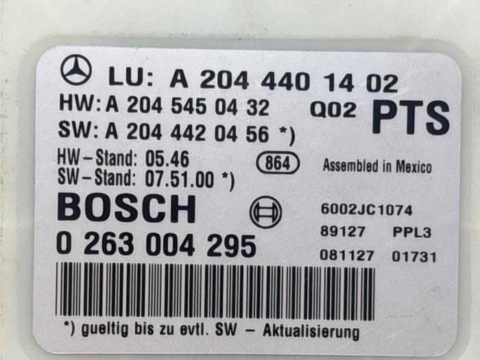 Ordinateur aide au stationnement Mercedes GLK-Klasse