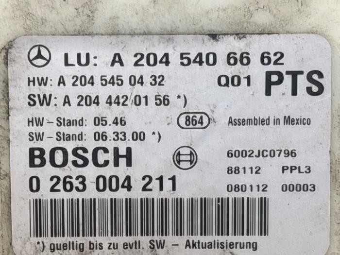 Parking assist computer Mercedes C-Klasse