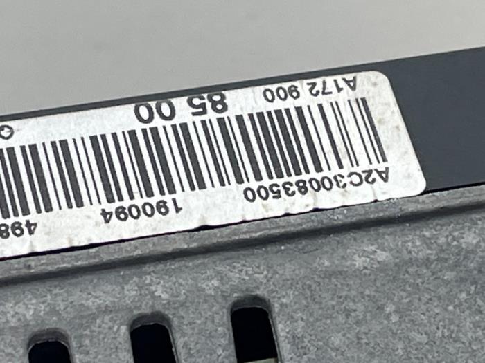 Navigation display Mercedes C-Klasse