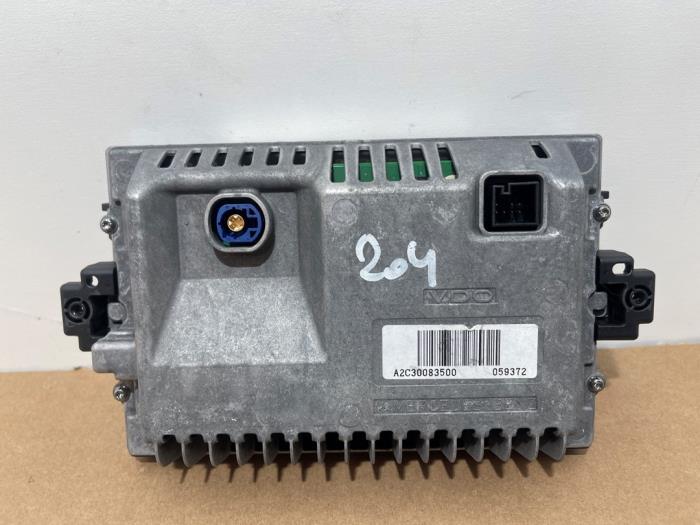 Navigation display Mercedes C-Klasse