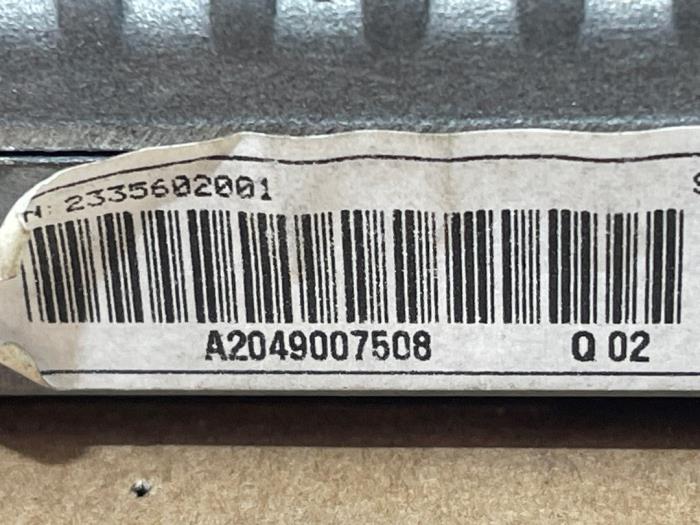 Navigation display Mercedes C-Klasse