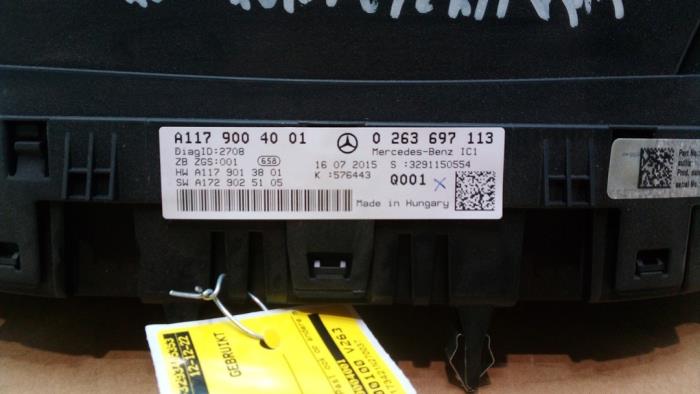 Licznik kilometrów KM Mercedes CLA