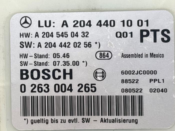 Parking assist computer Mercedes C-Klasse