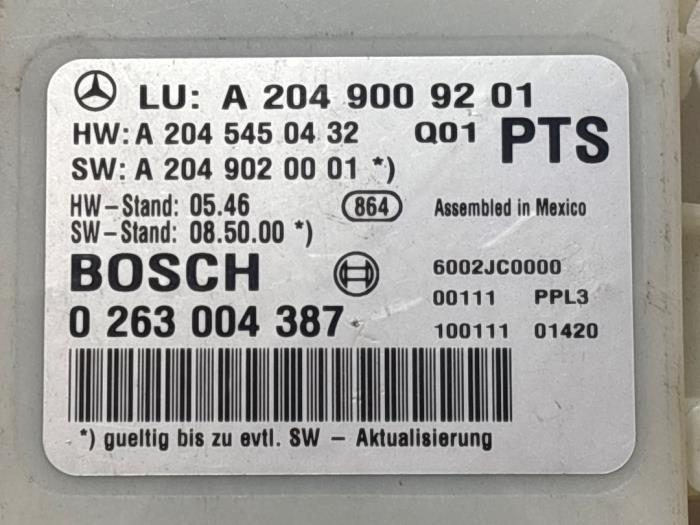 Parkeerhulp computer Mercedes C-Klasse