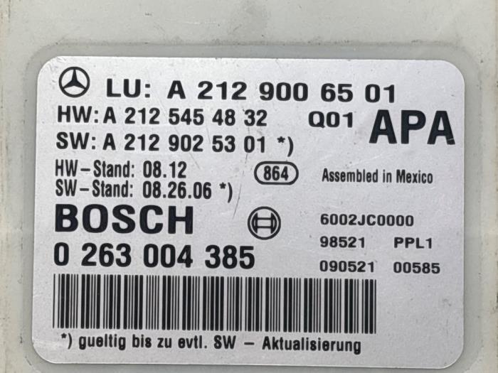 Parking assist computer Mercedes E-Klasse