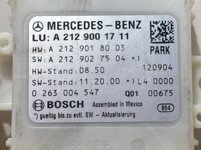 Ordinateur aide au stationnement Mercedes E-Klasse