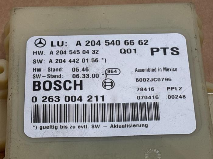 Ordinateur aide au stationnement Mercedes C-Klasse