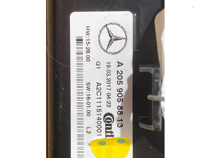 Panneau de commandes chauffage Mercedes C-Klasse