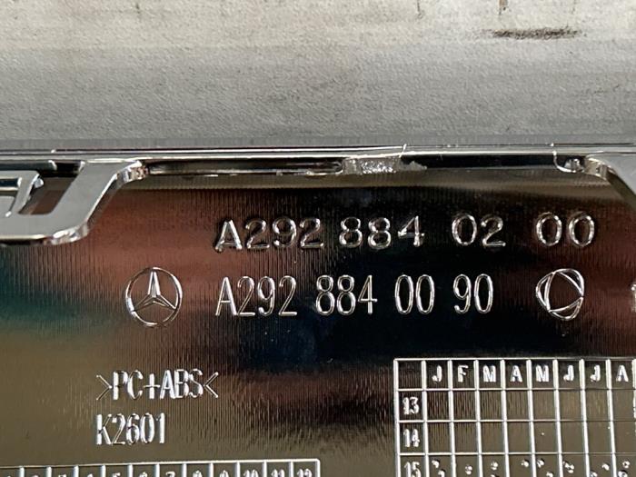 Difusor de parachoques trasero Mercedes GLE