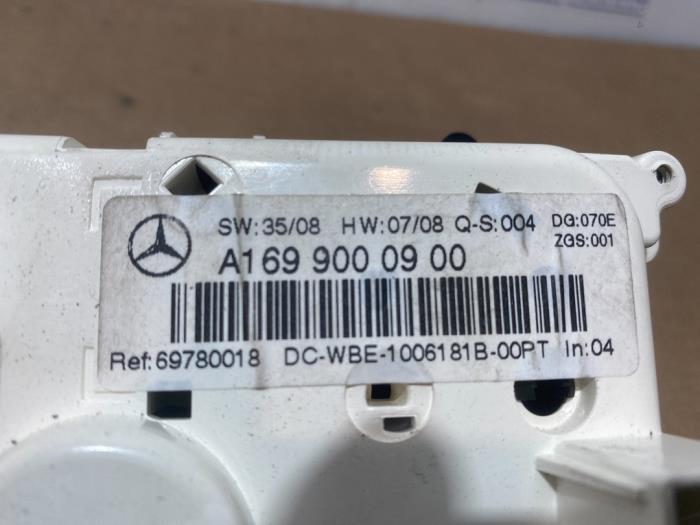 Panneau de commandes chauffage Mercedes A-Klasse
