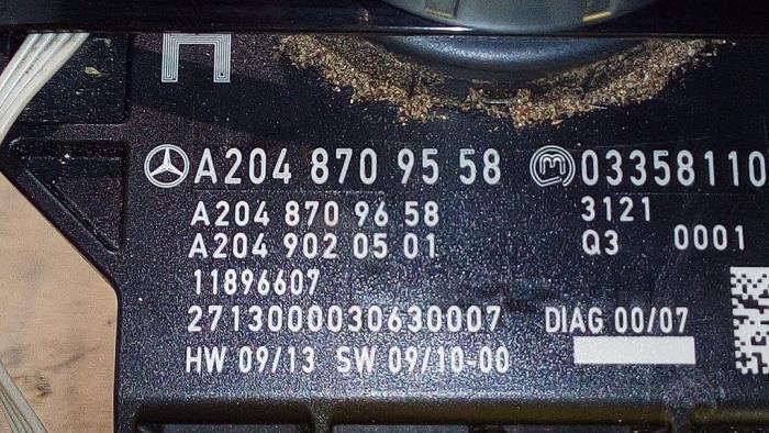 Sterowanie komputera pokladowego Mercedes C-Klasse