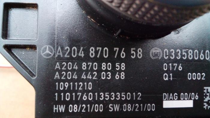 Commande ordinateur de bord Mercedes C-Klasse