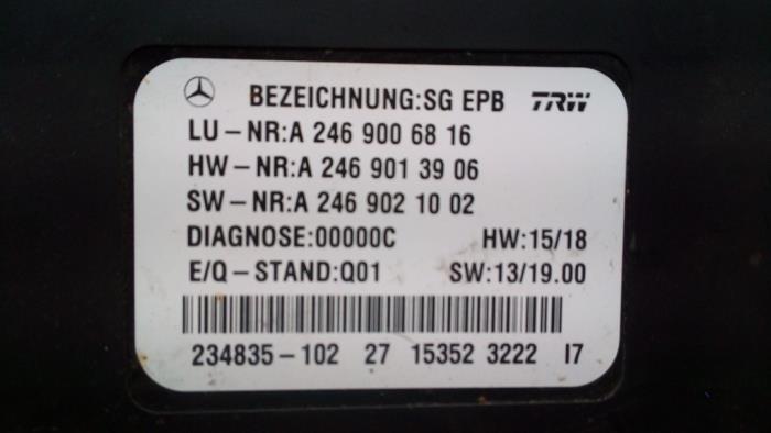 Module frein à main Mercedes A-Klasse