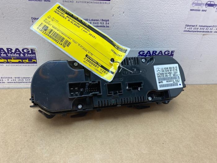 Panneau de commandes chauffage Mercedes A-Klasse