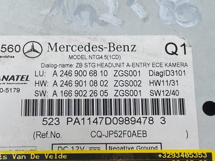 Radio Mercedes B-Klasse