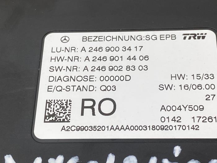 Parking assist computer Mercedes B-Klasse