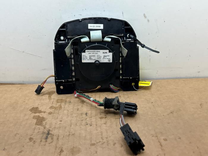 Bediening boordcomputer Mercedes S-Klasse