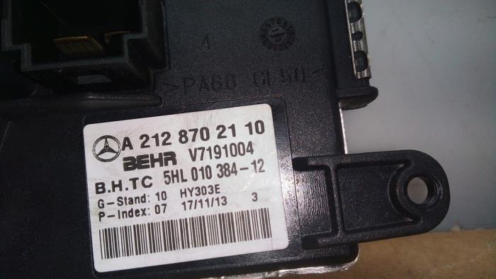 Kachel Weerstand Mercedes E-Klasse