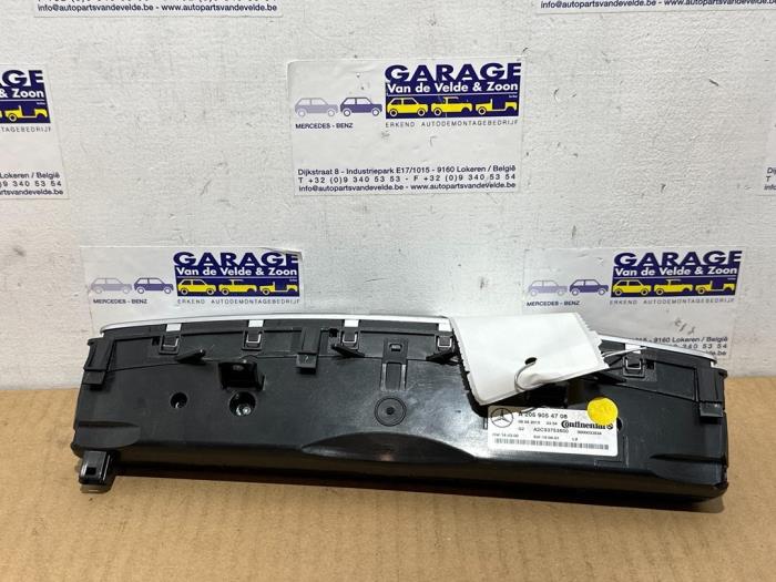 Panneau de commandes chauffage Mercedes C-Klasse