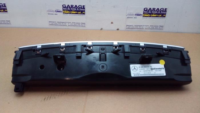 Panel de control de calefacción Mercedes C-Klasse