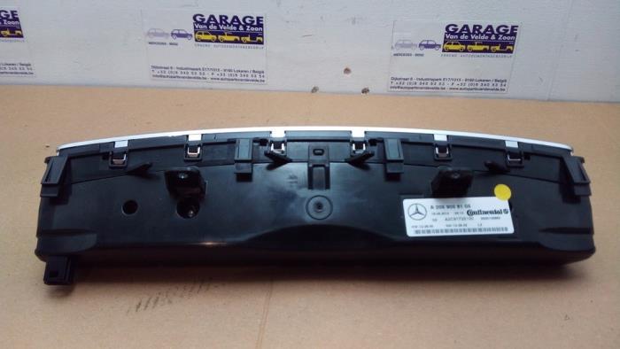 Panneau de commandes chauffage Mercedes C-Klasse