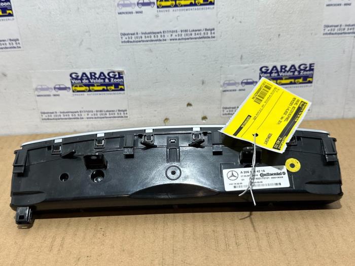 Panneau de commandes chauffage Mercedes C-Klasse
