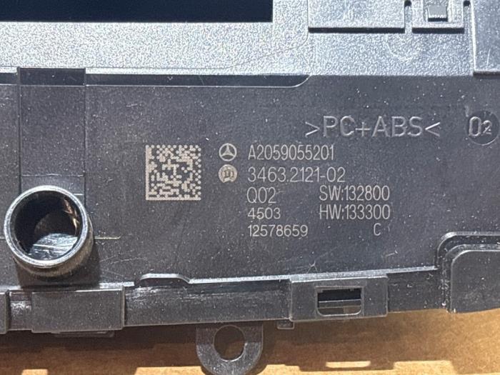 Commande ordinateur de bord Mercedes C-Klasse