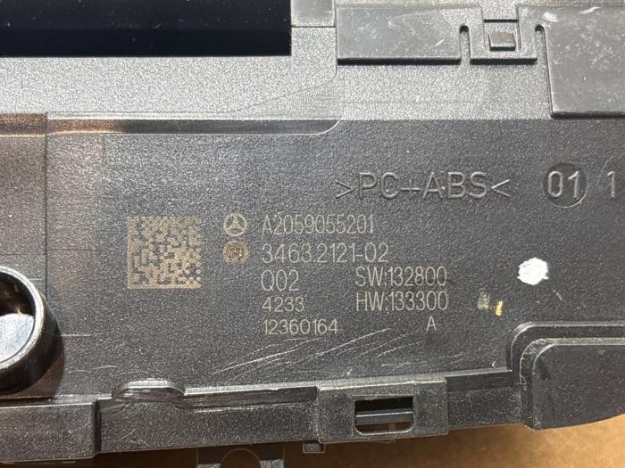 Commande ordinateur de bord Mercedes C-Klasse