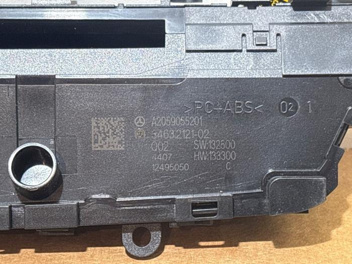 Commande ordinateur de bord Mercedes C-Klasse