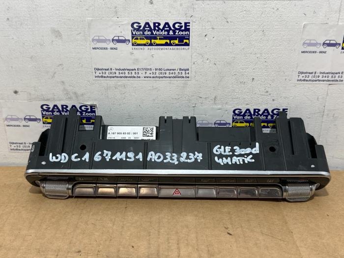 Panel sterowania nagrzewnicy Mercedes GLE