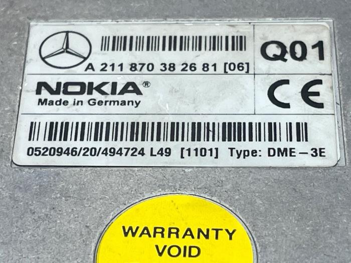 Módulo de teléfono Mercedes E-Klasse