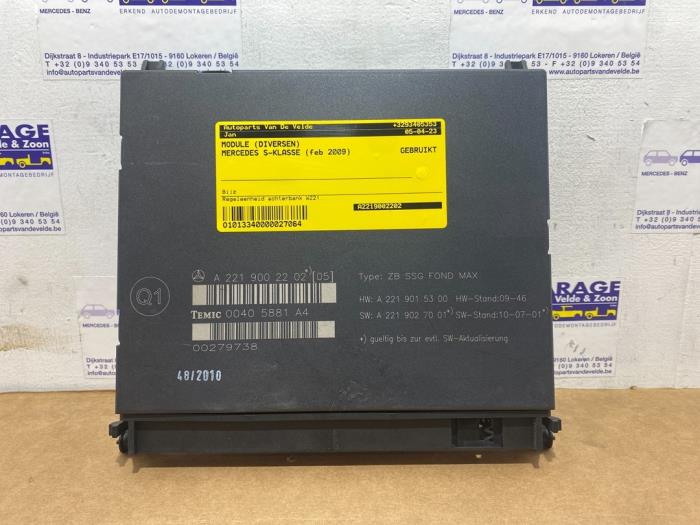 Modul (rózne) Mercedes S-Klasse