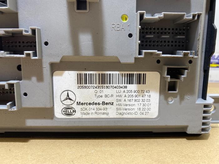 Módulo de confort Mercedes C-Klasse