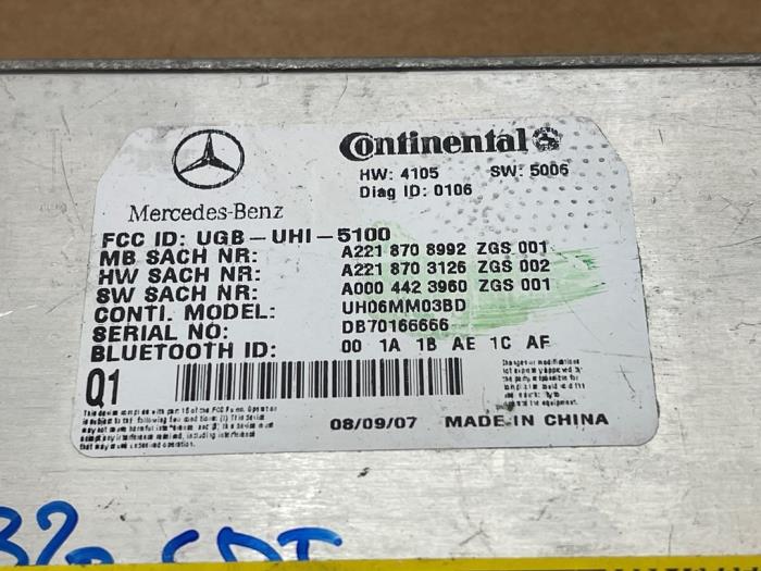 Module téléphone Mercedes S-Klasse