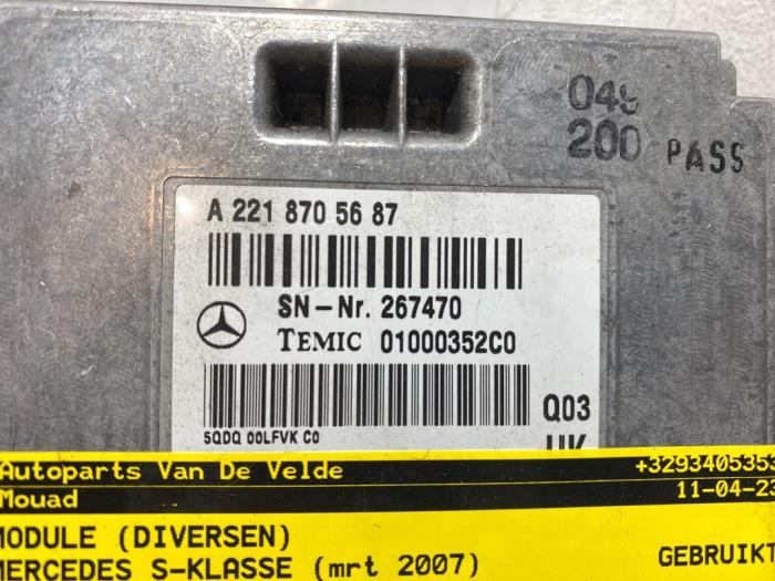 Module (miscellaneous) Mercedes S-Klasse