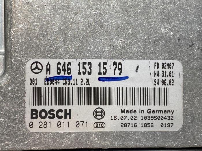 Ignition lock + computer Mercedes E-Klasse