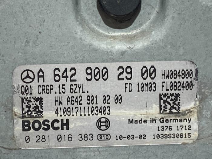 Ignition lock + computer Mercedes E-Klasse