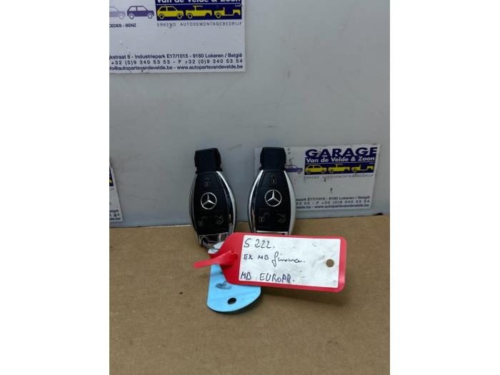 Ignition lock + computer Mercedes S-Klasse