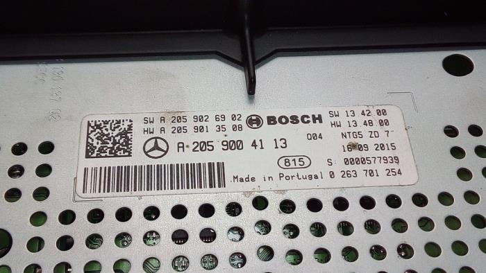 Display Interieur Mercedes C-Klasse