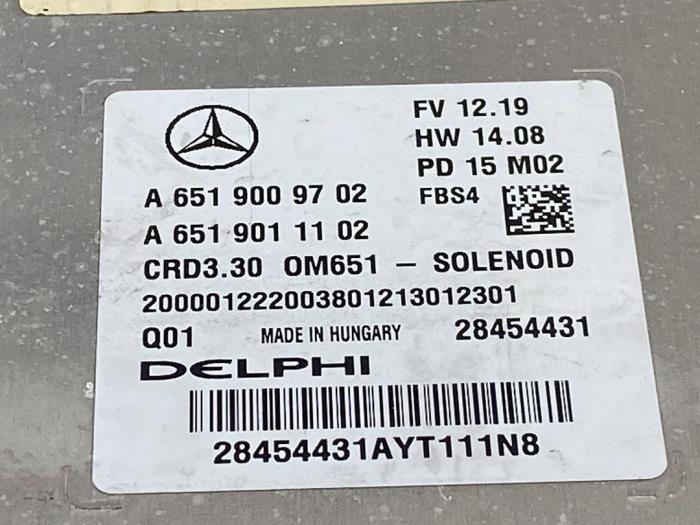 Ignition lock + computer Mercedes GLA