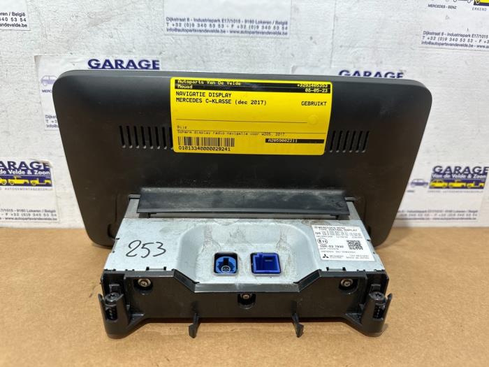 Navigation Display Mercedes C-Klasse
